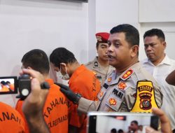 Kapolres Madina Pimpin Press Release Ungkap Kasus Narkoba Selama Maret 2024