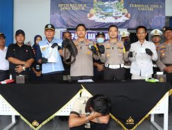 Polres Tulungagung Temukan Sopir Bus Jurusan Blitar – Bandar Lampung Positif Narkoba