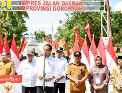 Presiden Jokowi Resmikan Jalan Inpres di Gorontalo, Tingkatkan Akses dan Harap Dongkrak Produksi Lokal