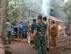 Koramil – Polsek dan Forkopimcam Gerebek Barak Narkoba di Bandar Baru Sibolangit