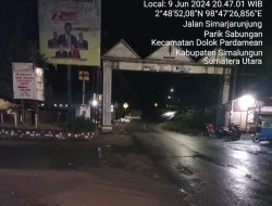 Polsek Dolok Pardamean Gelar Patroli Antisipasi Geng Motor, Berhasil Ciptakan Keamanan di Pintu Angin