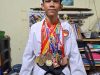 Siswa SMAN 1 Lubuk Pakam Rouin Romito Lumban Gaol Raih Juara 1 Popkab Cabor Karate