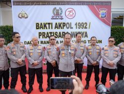 Menyongsong HUT ke – 78 Bhayangkara, Akpol 1992 Pratisara Wirya Gelar Bakti Kesehatan di Kalsel