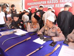 13 Anak Kelompok Tawuran Berhasil Diungkap Polres Bireuen