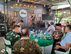 Eratkan Silaturahmi, Dandim 0204/DS Coffee Morning Bersama Forkopimca Bangun Purba dan Silinda