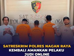 Satreskrim Polres Nagan Raya Kembali Amankan Pelaku Judi Online