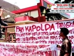 Demo Mahasiswa Desak Kapoldasu Proses hukum Atas tersangkanya Ketua DPRD Madina untuk segera di proses dan ditahan