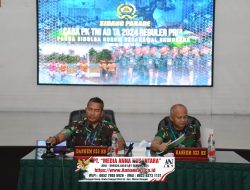 Danrem 023/KS Pimpin Sidang Parade Cabang PK TNI AD 2024 Reguler Pria