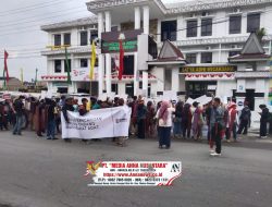 Polres Simalungun Amankan Aksi Unras Aliansi Gerakan Masyarakat Tutup TPL, Hakim Tolak Gugatan Praperadilan