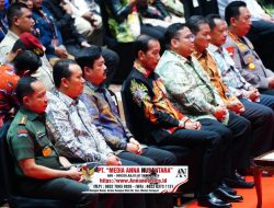 Panglima TNI Dampingi Presiden RI Pada Rapat Konsolidasi Nasional KPU Tahun 2024