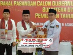 Pasangan Edy Rahmayadi dan Hasan Basri Sagala Resmi Mendaftar ke KPU Sumut