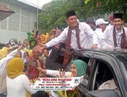 10.000 Orang Antar Pasangan FAJA ke KPU Labuhan Batu, Golkar Optimis Menang