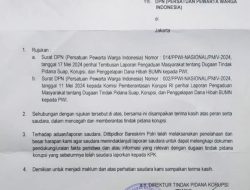 Update Informasi Lapdumas PPWI Tentang Dugaan Korupsi Dana Hibah BUMN