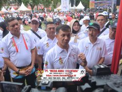 Kodam I/BB Bersama Puluhan Ribu Warga Meriahkan Fun Walk Road to PON XXI Aceh – Sumut 2024