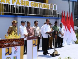 Telan Anggaran 38 Miliar, Presiden Jokowi Resmikan Pasar Pasir Gintung Di Lampung