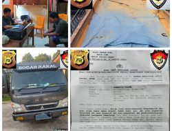 Polsek Kerinci Kanan Siak Bersama OW FRN Counter Polri Berhasil Amankan 1 Unit Truk Pengangkut BBM Ilegal Asal Jambi