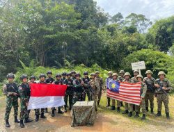 Keharmonisan Tentara Indonesia dan Malaysia di Perbatasan