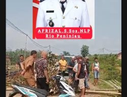 Afrizal S. Sos NLP, Kades Peninjau Pimpin Unjuk Rasa Tau Demo Masalah Peti yang Ada di Sungai Batang Tebo