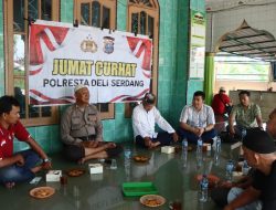 Dengarkan Keluhan dan Masukan Masyarakat, Polresta Deli Serdang Rutin gelar Kegiatan Jum’at Curhat