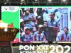 Presiden Republik Indonesia Joko Widodo memberikan sambutan pada Upacara Pembukaan PON XXI Aceh – Sumut 2024 di Stadion Baharuddin Siregar Lubuk Pakam