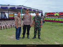 Kapolsek Tanah Jawa Hadiri Peletakan Batu Pertama Pembangunan RS Anugerah di Nagori Muara Mulia