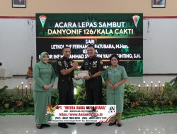 Danbrigif 7/Rimba Raya Pimpin Upacara Sertijab Danyonif 126/Kala Cakti