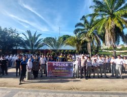 Sat Lantas Polres Simalungun Gelar Police Goes to School, Edukasi Siswa SMK UISU Tentang Keselamatan Berlalu Lintas