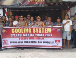 Polres Simalungun Gelar Edukasi dan Cooling System, Jaga Kamtibmas Jelang Pilkada 2024