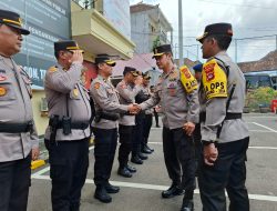 Cek Kesiapan Pengamanan Pilkada, Polres Badung Kapolda Tegaskan Jaga Netralitas