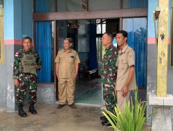 Bantu Majukan Pendidikan di Wilayah Perbatasan Papua, Satgas Yonif 131/Brs Anjangsana ke SMPN 5 Arso