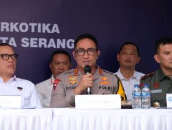 Kapolda Banten Hadiri Press Release Ungkap Kasus Clandestine Lab Narkotika di Wilayah Hukum Polda Banten