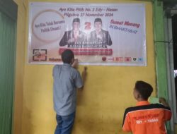 Warga Pasang Spanduk Edy – Hasan di Masing – Masing Rumah