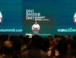 Menhan Prabowo Beri Pandangan di Acara BNI Investor Daily Summit 2024