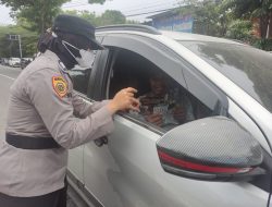 Tekan Angka Kecelakaan, Satgas Preemtif Operasi Zebra Tinombala 2024 Gelar Sosialisasi di Jalan