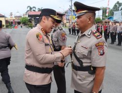 Kapolresta Deli Serdang Pimpin Serah Terima Jabatan Kapolsek Talun Kenas