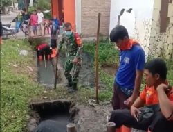 Babinsa Tebing Tinggi dan Warga Damar Sari Gelar Aksi Jum’at Bersih