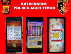 Program 100 Hari Asta Cita Presiden, Polres Aceh Timur Ungkap 3 Kasus Judi Online Dalam Sepekan