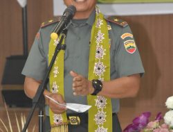 Brigjen TNI Sugiyono didampingi Ketua Persit KCK Koorcab Rem 031 PD I/BB Kunker ke Kabupaten Kampar