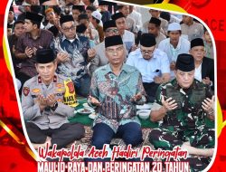 Wakapolda Aceh Hadiri Peringatan Maulid Raya dan Peringatan 20 Tahun Tsunami Aceh