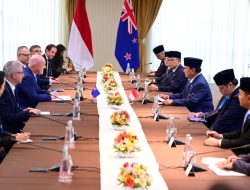 Presiden Republik Indonesia Prabowo Subianto Gelar Pertemuan Bilateral dengan Perdana Menteri Selandia Baru