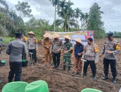 Koramil Dolok Merawan Dukung Program Hanpangan Polres Tebing Tinggi