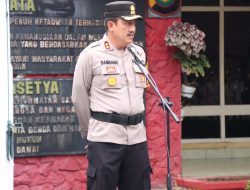 Kapolres Binjai Cek Kesiapan Personil Polri saat Pengamanan Pilkada Serentak Tahun 2024 di lokasi TPS