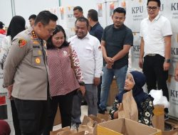 Pastikan Kesiapan Pemilu, Kapolresta Deli Serdang Tinjau dan Cek Gudang Logistik KPU