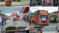 Pj Sekda Dairi, Forkopimda dan KPU Berangkatkan Logistik Pilkada ke 8 Kecamatan Terjauh di Dairi