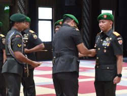 Pimpin Sertijab Pangdam I/BB dan Danseskoad, Kasad Tekankan Pentingnya Kepemimpinan Inspiratif