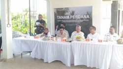 Kasdim 0204/DS Hadiri Tanam Perdana Tumpangsari Padi Gogo di Pantai Labu