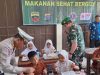 Kodam I/BB Gelar Program Makan Sehat Bergizi untuk 250 Siswa SDN 101752 Hamparan Perak