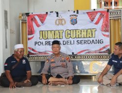 Dekat dengan Warga, Polresta Deli Serdang Gelar Jum’at Curhat, Bahas Keamanan dan Ketertiban