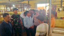 Jamin Kebutuhan Pokok Idul Fitri, Dandim 0204/DS Ikut Sidak ke Pasar Rakyat Sei Rampah