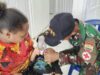 Wujudkan Kesehatan Anak – anak di Perbatasan Papua Lebih Baik, Satgas Yonif 131/BRS Gelar Posyandu di Kp. Mosso